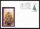 CHRISTMAS,NOEL, NOUVEL AN  , Cover Obliteration Concordante 2001 - Romania - Uhrmacherei