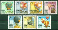 GUINÉ BISSAU : 15-01-1983: (OBLIT) Set 7v + Bloc : Yv : 173-79 + BF 36   Mich : 650-57 + BL 247 - Luchtballons