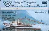 # AUSTRIA 119 Trilaterale 100 Landis&gyr 05.95 -boat,bateaux- Tres Bon Etat - Oesterreich