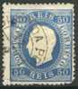 Portugal 1879-´80, Mi. # 49 XC (o), 50 Reisblue, Perf: 13½, King Luis I - Used Stamps