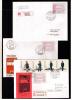 ATM FRAMA Portugal Uniforms CARNET Set+FRAMA 8$50 (#007) +187$ Reg.Cover Pmk Restauradores 15.7.1987  Gc499 - Vignette [ATM]