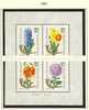 1963 Hungary MNH Souvenir Sheet Of 4 Stamps "Flowers" Perforated, Beautiful Item!! - Nuovi