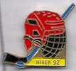 Hiver 92, Le Hockey (casque) - Sports D'hiver