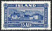 Iceland #147 SUPERB Mint Hinged 35a From 1925 - Ongebruikt
