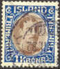 Iceland #185 XF Used 1k Christian X From 1931 - Usati