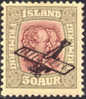 Iceland C2 Mint Hinged 50a Airmail From 1929 - Luftpost