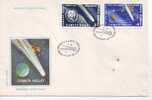 M561 FDC Espace Halley Commet Cover With Postmark Cancel 1986 !! - Europe