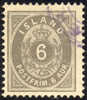 Iceland #25 Used 6a Numeral From 1897 - Gebruikt