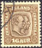 Iceland #78 SUPERB Used 16a Kings From 1907 - Gebraucht