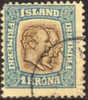 Iceland #83 Used 1k Kings From 1907 - Gebraucht