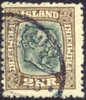 Iceland #84 Used 2k Kings From 1907 - Oblitérés