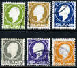 Iceland #86-91 Used Sigurdsson Set From 1911 - Used Stamps