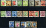 Iceland #108-128 Used Christianb X Set From 1920-22 - Oblitérés