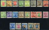 Iceland #108-128 Used Christianb X Set From 1920-22 - Gebraucht