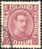 Iceland #184  SUPERB Used 40a Christian X From 1931 - Usados