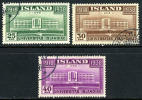 Iceland #209-11 Used 20th Anniversary Of Independence Set From 1938 - Gebruikt