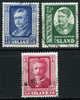 Iceland #284-86 Used Hannes Hafstein Set From 1954 - Usados