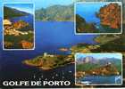 CPSM. GOLFE DE PORTO. LA TOUR. PAYSAGE SAUVAGE DE ROCHES ROUGES. VUE DU CIEL A. PERCEVAL. DATEE 1987 - Corse