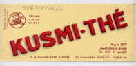 Delcampe - Buvard KUSMI THE Ceylan Chine Inde KOUSMICHOFF Et Sons - Caffè & Tè