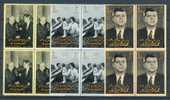 Fujeira 1965, Michel No. : 35-36-37 A Blocks Of 4, - MNH - *** - - Fudschaira