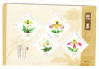 PRC China 2001 Flowers Plant Orchids S/S MNH - Ongebruikt