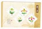 PRC China 2001 Flowers Plant Orchids S/S MNH - Nuevos