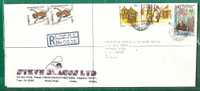 ZAMBIA  - VF 1987 REGISTERED COVER LUSAKA To NEW JERSEY - Zambie (1965-...)