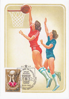 Russia USSR 1986 MC World Championship Women Basketball Cup Sports Maximum Card - Maximumkarten