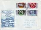 M462 FDC DDR Germany Jeux Olympiques Sarajevo 1984 Winter Obliteration On Postal Cover !! Very Rare 1977 - Invierno 1984: Sarajevo