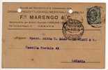 GENOVA  31.01.1921 - Card Cartolina - "Ditta  F.lli MARENGO & C. "  Timbro Lineare - Publicité