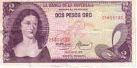 COLOMBIE  2 Pesos Oro  Daté Du 20-07-1976   Pick 413b    ***** QUALITE VG+ ***** - Colombie