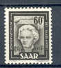 Saar 1951 Mi. 273  60 C Ludwig Van Beethoven Konservatorium MNH** - Unused Stamps