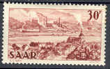 Saar 1951 Mi. 285  30 Fr St. Arnual Fabriken Von Halberg €22,- MH - Unused Stamps