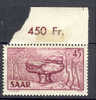 Saar 1951 Mi. 286  45 Fr Der Grosse Stiefel Bei Renstrisch Mit Rand MNH** - Unused Stamps