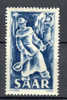 Saar 1949 Mi. 284  25 Fr Eisen- Und Stahlindustrie €25,- MH* - Nuevos