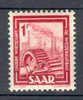 Saar 1949 Mi. 274  1 Fr Schwerindustrie MH* - Neufs