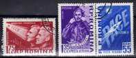 Rumania Año 1961. Num 146-8 Aereo. Cat Yvert - Used Stamps