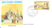 FDC 525  NOUVELLE CALEDONIE  PA 232  BANGKOK 1983 - FDC