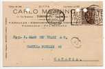 TORINO  05.08.1925 - Card Cartolina - " Ditta  CARLO MEJNINO "  Firma  RR - Reklame