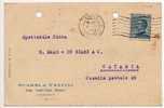 VERONA  01.04.1922 - Card Cartolina - " Ditta  SCARMI & TANTINI "  Firma  RR - Publicity