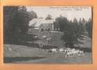 D944 Chalet Pension Mont Baulmes.Gillard. Vaches, Jura Vaudois. Cachet Yverdon Ste-Croix 1921 Et Rances - Baulmes