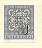 Autriche 1971 " Intégration Du Burgenland "  épreuve En Noir, Black Proof, Schwarzdruck Auf Blatt. Yvert 1199 - Probe- Und Nachdrucke