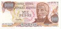 ARGENTINE  1 000 Pesos  Non Daté (1976-1983)  Pick 304c    ***** BILLET  NEUF ***** - Argentinien