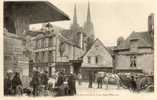 CPA - 29 - QUIMPER - Le Marché - Vieilles Maisons De La Place Saint-François -362 - Quimper