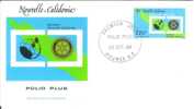 FDC 537  NOUVELLE CALEDONIE  PA 260  ROTARY - FDC