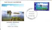 FDC 539  NOUVELLE CALEDONIE  PA 263  PAYSAGES REGIONAUX - FDC