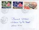 MONACO LETTRE AFFRANCHISSEMENT PERE NOEL ET JULES VERNE - Postmarks