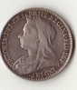 GRANDE BRETAGNE CROW ARGENT VICTORIA 1895 LVIII - Andere & Zonder Classificatie