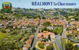 81 REALMONT La Charmante Vue Generale Aerienne - Realmont