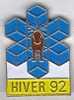 Hiver 92, Le Flocon De Neige Et Le Cerf ( ?) - Winter Sports